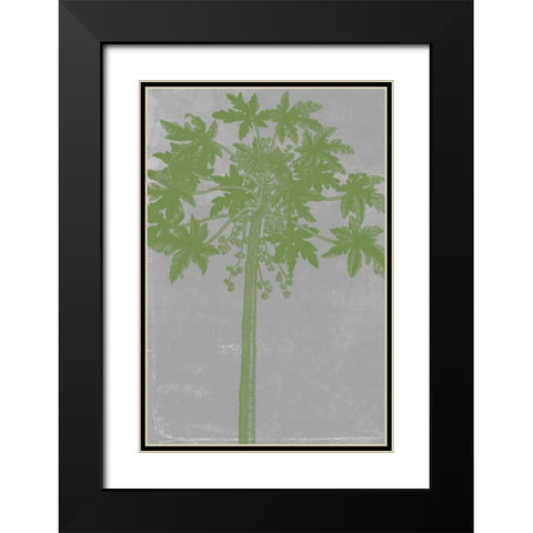 Chromatic Palms IX Black Modern Wood Framed Art Print with Double Matting by Goldberger, Jennifer