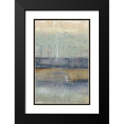 Glimmer I Black Modern Wood Framed Art Print with Double Matting by Jennifer Goldberger