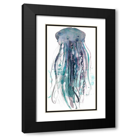 Tentacles III Black Modern Wood Framed Art Print with Double Matting by Popp, Grace
