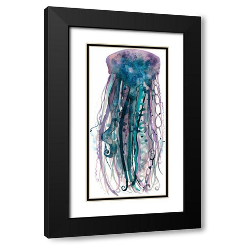 Tentacles IV Black Modern Wood Framed Art Print with Double Matting by Popp, Grace