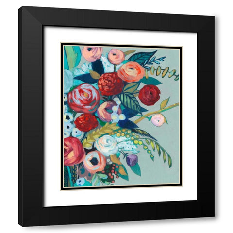 Lyrical Array I Black Modern Wood Framed Art Print with Double Matting by Popp, Grace
