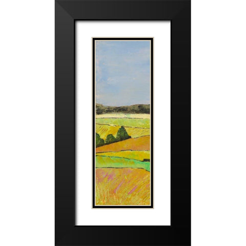 Pastel Hills I Black Modern Wood Framed Art Print with Double Matting by Altug, Mehmet