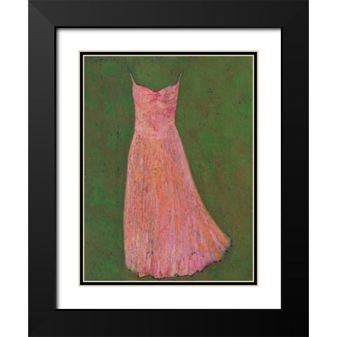 Dancing Dress II Black Modern Wood Framed Art Print with Double Matting by Altug, Mehmet