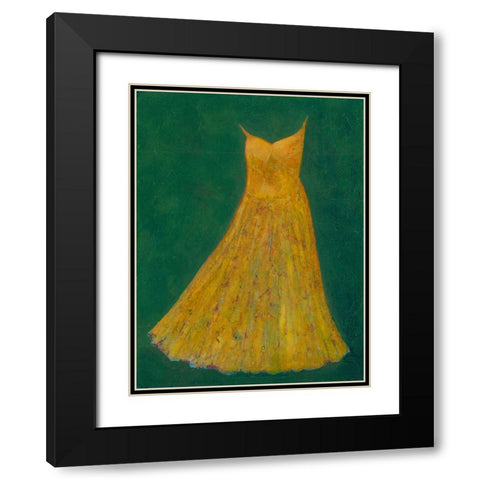 Dancing Dress III Black Modern Wood Framed Art Print with Double Matting by Altug, Mehmet