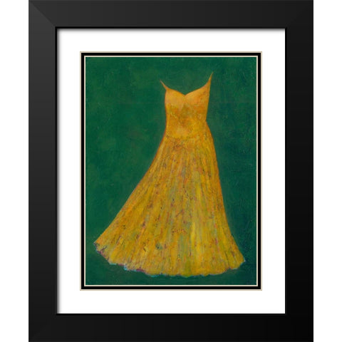 Dancing Dress III Black Modern Wood Framed Art Print with Double Matting by Altug, Mehmet