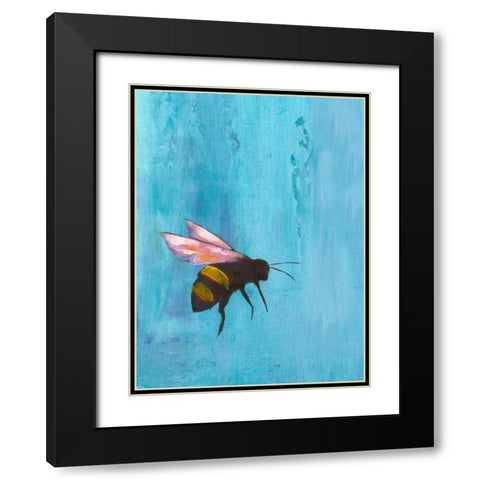 Pollinators I Black Modern Wood Framed Art Print with Double Matting by Altug, Mehmet
