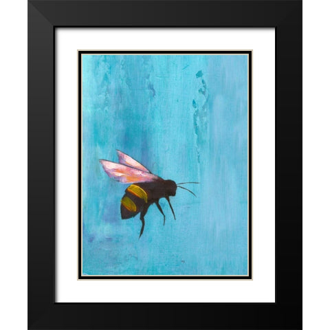 Pollinators I Black Modern Wood Framed Art Print with Double Matting by Altug, Mehmet