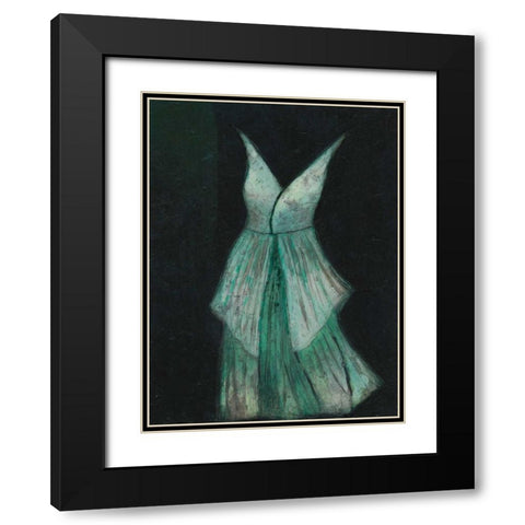 White Dress I Black Modern Wood Framed Art Print with Double Matting by Altug, Mehmet