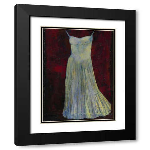 White Dress II Black Modern Wood Framed Art Print with Double Matting by Altug, Mehmet