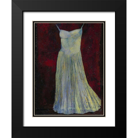 White Dress II Black Modern Wood Framed Art Print with Double Matting by Altug, Mehmet