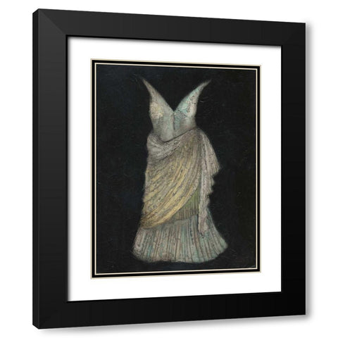 White Dress III Black Modern Wood Framed Art Print with Double Matting by Altug, Mehmet
