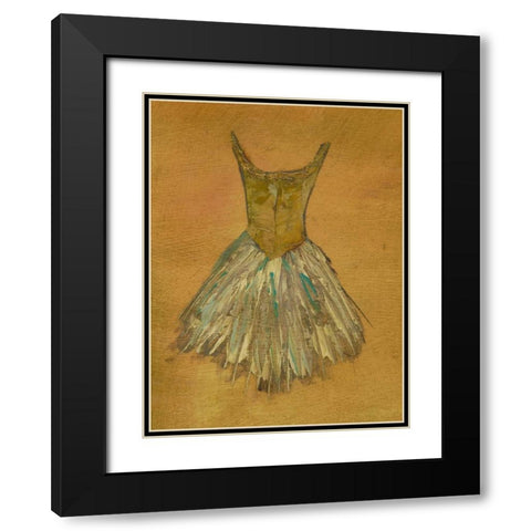 Ballerina Dress II Black Modern Wood Framed Art Print with Double Matting by Altug, Mehmet