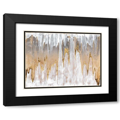 Infinite White Black Modern Wood Framed Art Print with Double Matting by Stramel, Renee W.