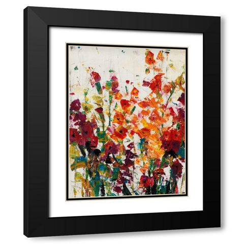 Wildflowers Blooming II Black Modern Wood Framed Art Print with Double Matting by OToole, Tim