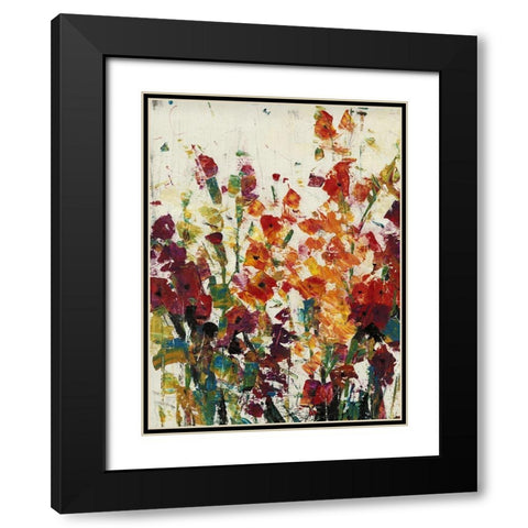 Wildflowers Blooming II Black Modern Wood Framed Art Print with Double Matting by OToole, Tim