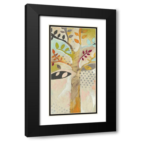 Forest Spectrum II Black Modern Wood Framed Art Print with Double Matting by Vess, June Erica
