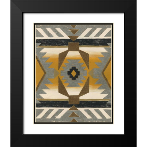 River Canyon I Black Modern Wood Framed Art Print with Double Matting by Zarris, Chariklia