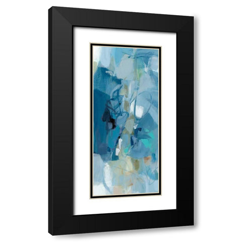 Summer Fields I Black Modern Wood Framed Art Print with Double Matting by Long, Christina