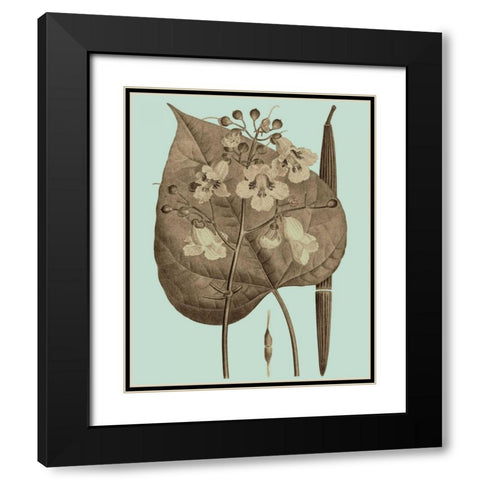 Flowering Trees II Black Modern Wood Framed Art Print with Double Matting by Vision Studio