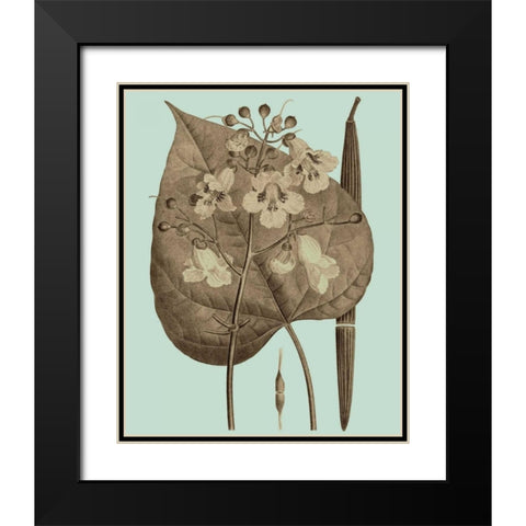 Flowering Trees II Black Modern Wood Framed Art Print with Double Matting by Vision Studio