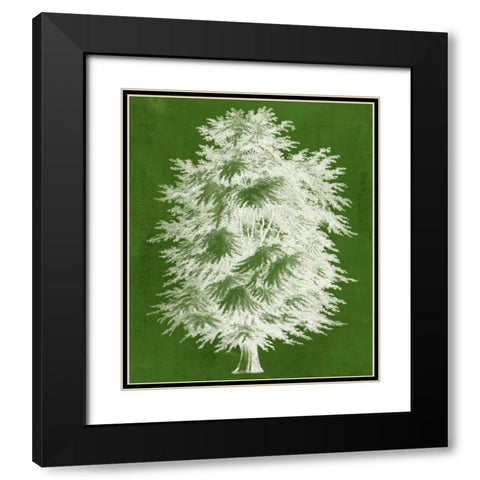 Modern Arbor I Black Modern Wood Framed Art Print with Double Matting by Vision Studio