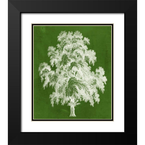 Modern Arbor II Black Modern Wood Framed Art Print with Double Matting by Vision Studio