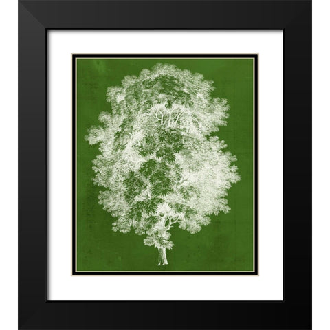 Modern Arbor IV Black Modern Wood Framed Art Print with Double Matting by Vision Studio