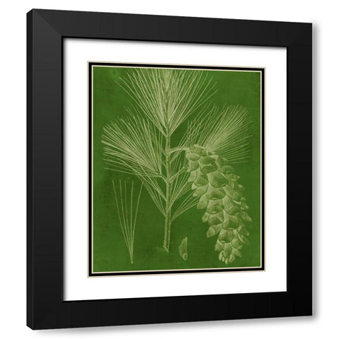 Modern Pine VI Black Modern Wood Framed Art Print with Double Matting by Vision Studio