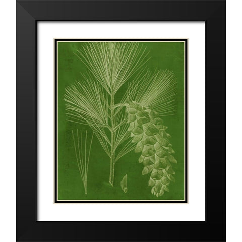 Modern Pine VI Black Modern Wood Framed Art Print with Double Matting by Vision Studio