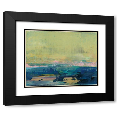 Vintage Landscapes I Black Modern Wood Framed Art Print with Double Matting by Fuchs, Jodi