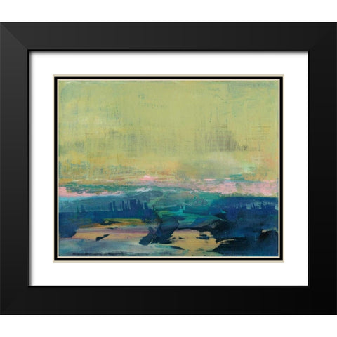 Vintage Landscapes I Black Modern Wood Framed Art Print with Double Matting by Fuchs, Jodi