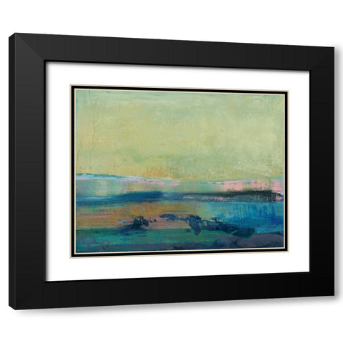 Vintage Landscapes II Black Modern Wood Framed Art Print with Double Matting by Fuchs, Jodi
