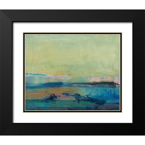 Vintage Landscapes II Black Modern Wood Framed Art Print with Double Matting by Fuchs, Jodi