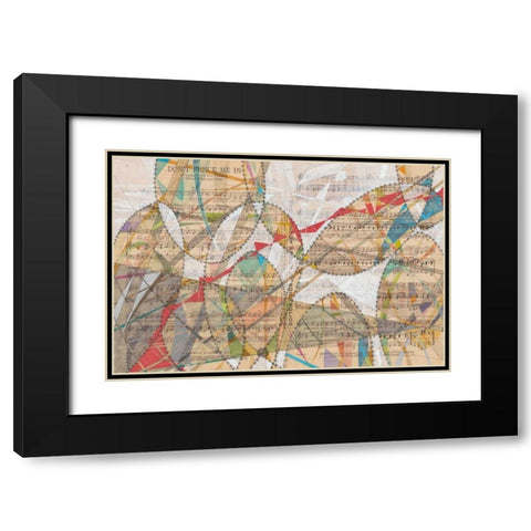 Dont Fence Me In Black Modern Wood Framed Art Print with Double Matting by Galapon, Nikki
