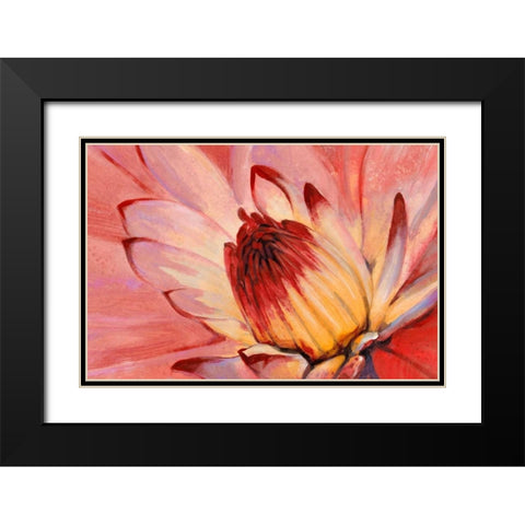 Micro Floral I Black Modern Wood Framed Art Print with Double Matting by OToole, Tim