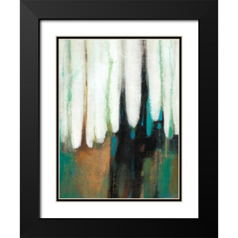 Falling Colors I Black Modern Wood Framed Art Print with Double Matting by OToole, Tim