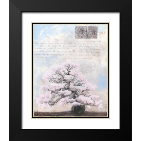 Springtime Memories II Black Modern Wood Framed Art Print with Double Matting by McCavitt, Naomi
