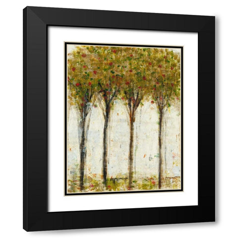 Apple Orchard I Black Modern Wood Framed Art Print with Double Matting by OToole, Tim