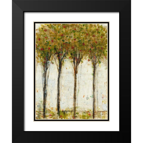 Apple Orchard I Black Modern Wood Framed Art Print with Double Matting by OToole, Tim