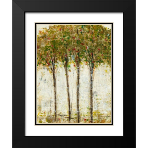 Apple Orchard II Black Modern Wood Framed Art Print with Double Matting by OToole, Tim