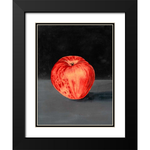 Fruit on Shelf I Black Modern Wood Framed Art Print with Double Matting by McCavitt, Naomi