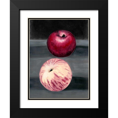 Fruit on Shelf III Black Modern Wood Framed Art Print with Double Matting by McCavitt, Naomi
