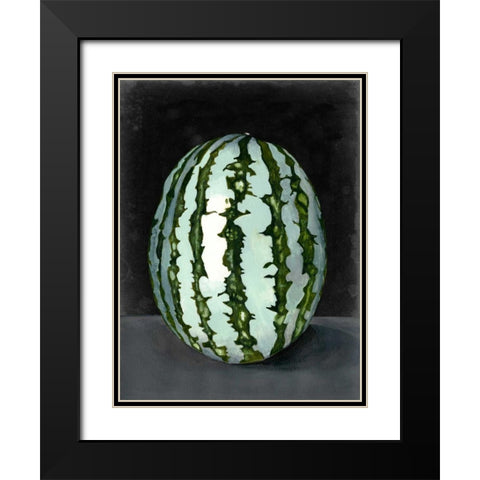 Fruit on Shelf VII Black Modern Wood Framed Art Print with Double Matting by McCavitt, Naomi