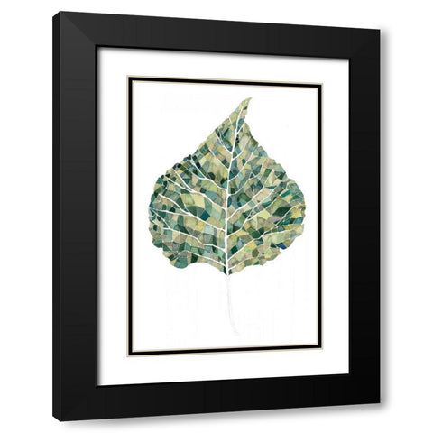 Verdant Details I Black Modern Wood Framed Art Print with Double Matting by Popp, Grace