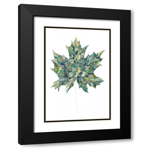 Verdant Details II Black Modern Wood Framed Art Print with Double Matting by Popp, Grace