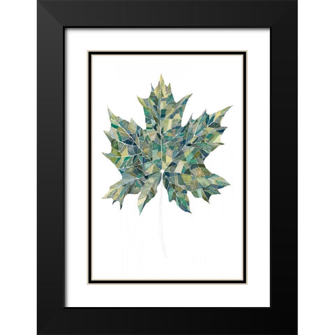 Verdant Details II Black Modern Wood Framed Art Print with Double Matting by Popp, Grace