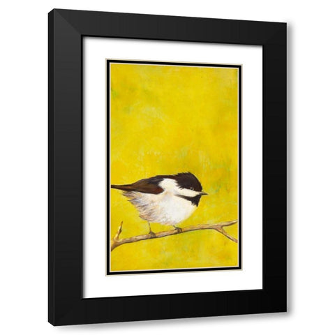 Perch I Black Modern Wood Framed Art Print with Double Matting by Altug, Mehmet