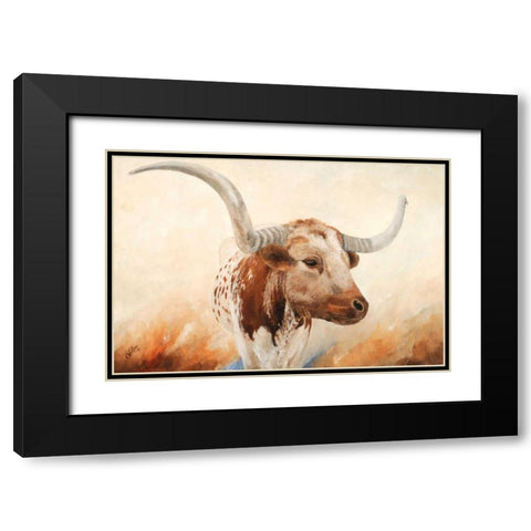 Wow I Black Modern Wood Framed Art Print with Double Matting by Winkler, Kathy