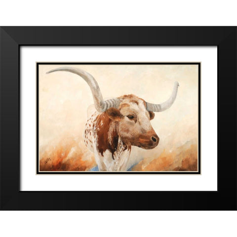 Wow I Black Modern Wood Framed Art Print with Double Matting by Winkler, Kathy