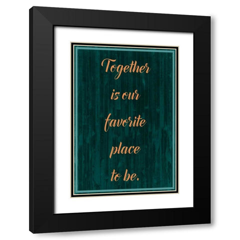 Spice Family Rules II Black Modern Wood Framed Art Print with Double Matting by Popp, Grace
